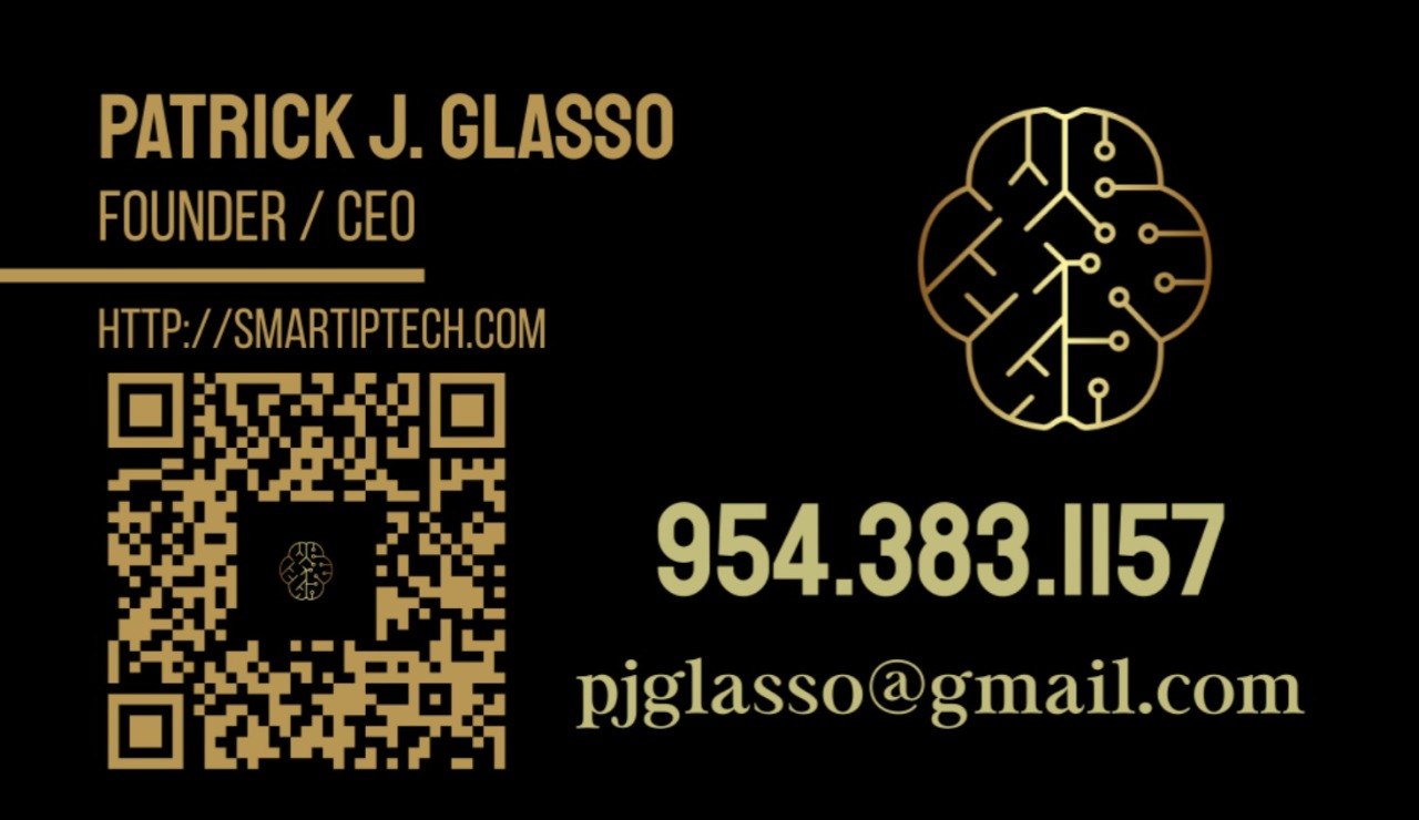 Patrick J. Glasso — Founder / CEO — Smart IP Tech LLC